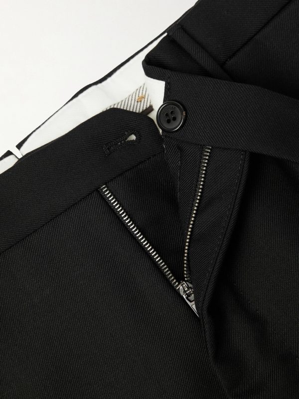 Incotex Slim-Fit Wool and Mohair-Blend Trousers - E1 Incotex Slim-Fit Wool and Mohair-Blend Trousers - E1