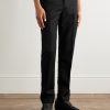 Incotex Slim-Fit Wool and Mohair-Blend Trousers - FR Incotex Slim-Fit Wool and Mohair-Blend Trousers - FR