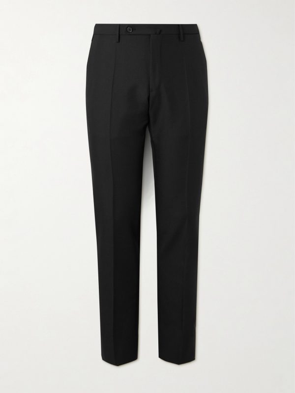 Incotex Slim-Fit Wool and Mohair-Blend Trousers Incotex Slim-Fit Wool and Mohair-Blend Trousers