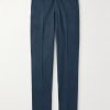 Incotex Slim-Fit Cotton and Cashmere-Blend Trousers Incotex Slim-Fit Cotton and Cashmere-Blend Trousers