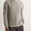 Incotex Zanone Ribbed Brushed-Wool Sweater - FR Incotex Zanone Ribbed Brushed-Wool Sweater - FR