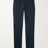 Incotex Straight-Leg Cotton-Blend Twill Trousers