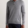 Incotex Slim-Fit Cashmere and Silk-Blend Polo Shirt - FR Incotex Slim-Fit Cashmere and Silk-Blend Polo Shirt - FR
