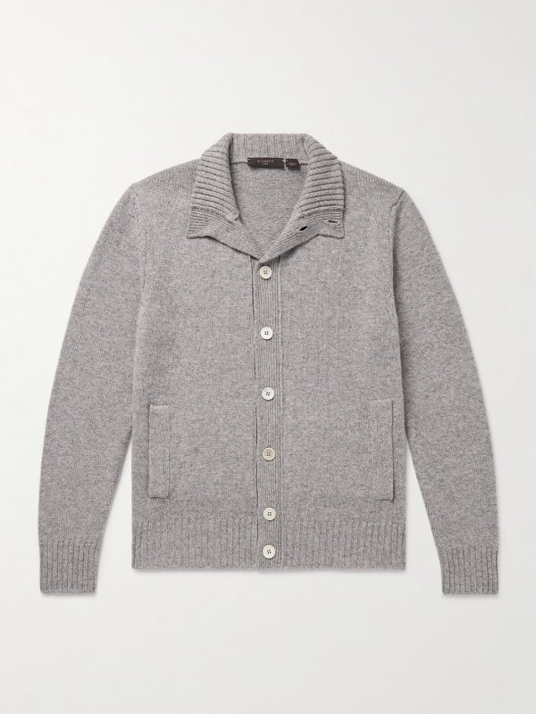 Incotex Zanone Slim-Fit Virgin Wool Cardigan Incotex Zanone Slim-Fit Virgin Wool Cardigan