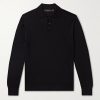 Incotex Zanone Slim-Fit Cashmere and Silk-Blend Polo Shirt Incotex Zanone Slim-Fit Cashmere and Silk-Blend Polo Shirt