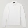 Incotex Zanone Slim-Fit IceCotton Piqué Polo Shirt Incotex Zanone Slim-Fit IceCotton Piqué Polo Shirt