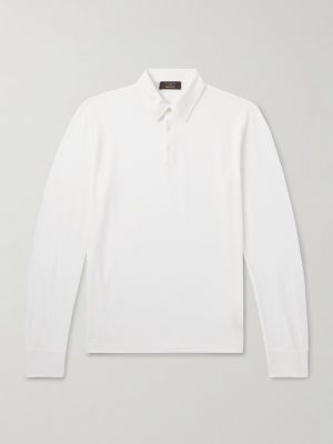 Incotex Zanone Slim-Fit IceCotton Piqué Polo Shirt Incotex Zanone Slim-Fit IceCotton Piqué Polo Shirt