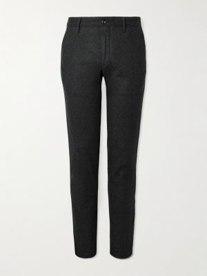 Incotex Slim-Fit Straight-Leg Virgin Wool-Blend Trousers Incotex Slim-Fit Straight-Leg Virgin Wool-Blend Trousers