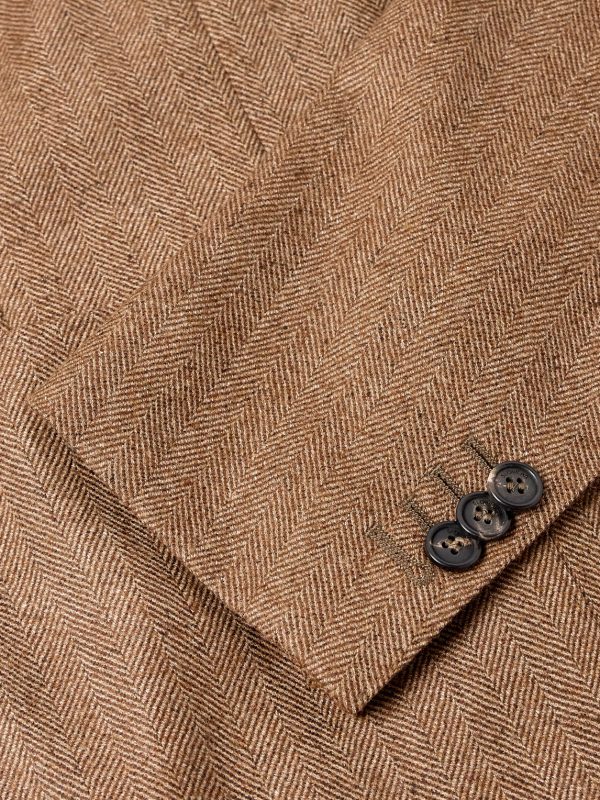 Incotex Herringbone Wool Blazer - CU Incotex Herringbone Wool Blazer - CU