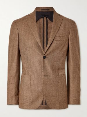Incotex Herringbone Wool Blazer Incotex Herringbone Wool Blazer