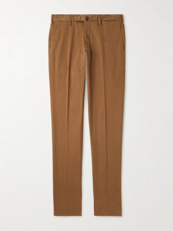 Incotex Slim-Fit Cotton-Blend Twill Trousers Incotex Slim-Fit Cotton-Blend Twill Trousers
