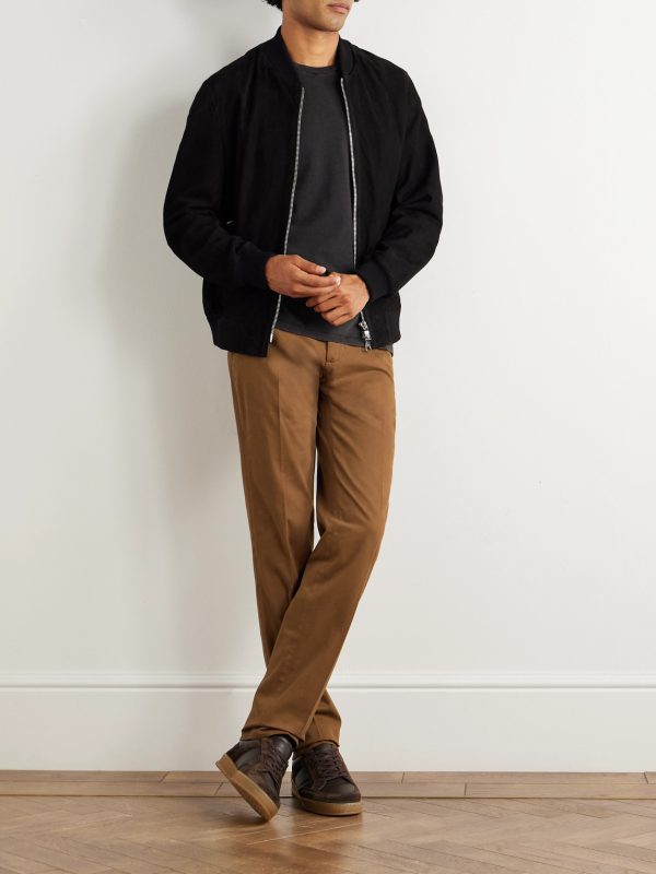 Incotex Slim-Fit Cotton-Blend Twill Trousers - OU Incotex Slim-Fit Cotton-Blend Twill Trousers - OU