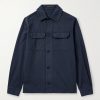 Incotex Cotton and Cashmere-Blend Overshirt Incotex Cotton and Cashmere-Blend Overshirt