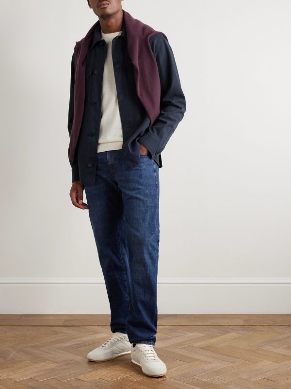 Incotex Cotton and Cashmere-Blend Overshirt - OU Incotex Cotton and Cashmere-Blend Overshirt - OU