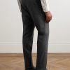 Incotex Tapered Pleated Wool and Cashmere-Blend Trousers - BK Incotex Tapered Pleated Wool and Cashmere-Blend Trousers - BK