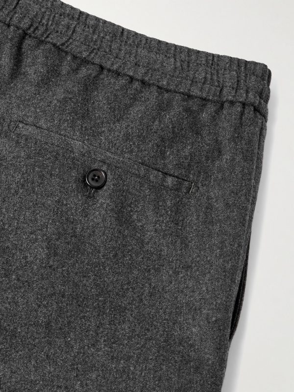 Incotex Tapered Pleated Wool and Cashmere-Blend Trousers - CU Incotex Tapered Pleated Wool and Cashmere-Blend Trousers - CU