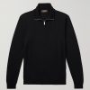 Incotex Zanone Flexwool Half-Zip Sweater Incotex Zanone Flexwool Half-Zip Sweater