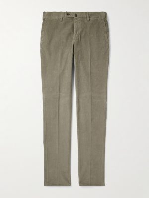 Incotex Straight-Leg Cotton-Blend Corduroy Trousers Incotex Straight-Leg Cotton-Blend Corduroy Trousers
