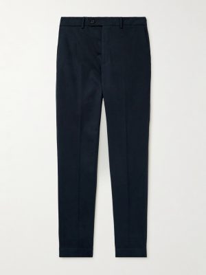Incotex Straight-Leg Stretch-Cotton Trousers