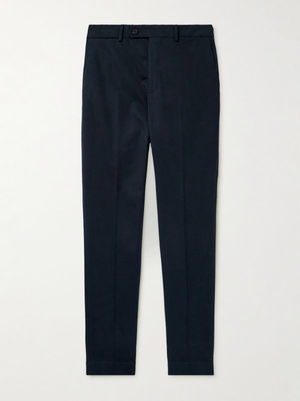 Incotex Straight-Leg Stretch-Cotton Trousers Incotex Straight-Leg Stretch-Cotton Trousers
