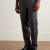 Incotex Slim-Fit Brushed Cotton-Blend Twill Trousers - FR Incotex Slim-Fit Brushed Cotton-Blend Twill Trousers - FR