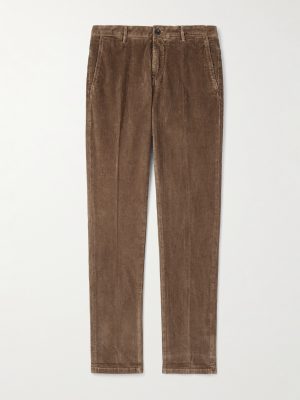 Incotex Slim-Fit Cotton-Blend Corduroy Trousers Incotex Slim-Fit Cotton-Blend Corduroy Trousers