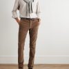 Incotex Slim-Fit Cotton-Blend Corduroy Trousers - OU Incotex Slim-Fit Cotton-Blend Corduroy Trousers - OU