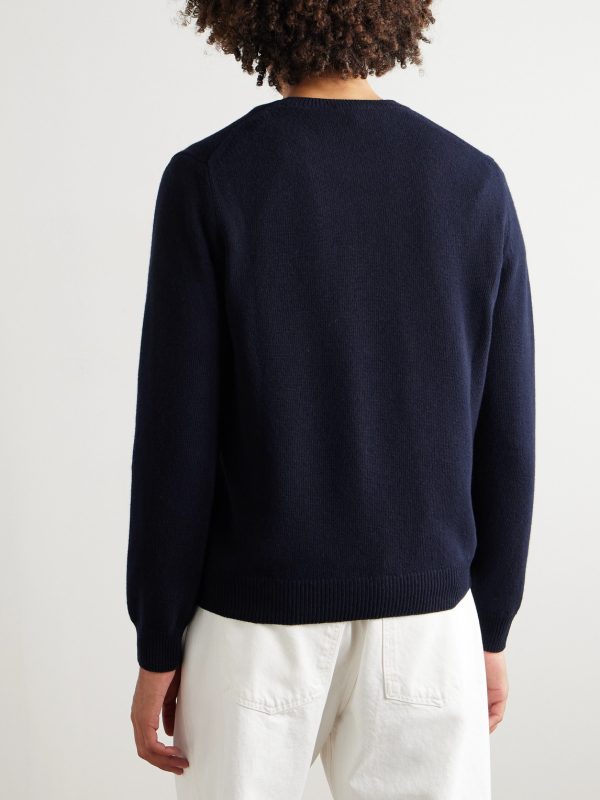 Incotex Wool and Cashmere-Blend Sweater - BK
