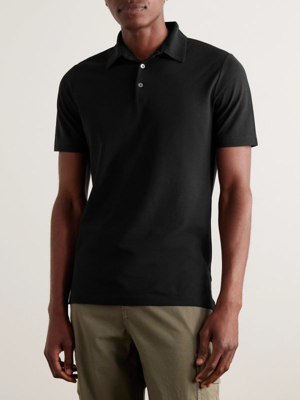 Incotex Zanone Slim-Fit IceCotton Polo Shirt - FR Incotex Zanone Slim-Fit IceCotton Polo Shirt - FR