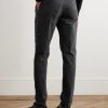 Incotex Blue Division Straight-Leg Pleated Cotton and Cashmere-Blend Twill Trousers - BK Incotex Blue Division Straight-Leg Pleated Cotton and Cashmere-Blend Twill Trousers - BK