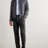 Incotex Blue Division Straight-Leg Pleated Cotton and Cashmere-Blend Twill Trousers - OU Incotex Blue Division Straight-Leg Pleated Cotton and Cashmere-Blend Twill Trousers - OU
