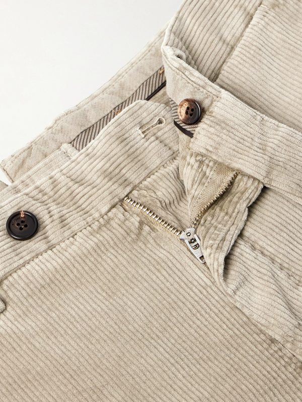 Incotex Straight-Leg Cotton-Blend Corduroy Trousers - E1 Incotex Straight-Leg Cotton-Blend Corduroy Trousers - E1