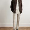 Incotex Straight-Leg Cotton-Blend Corduroy Trousers - OU Incotex Straight-Leg Cotton-Blend Corduroy Trousers - OU