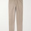 Incotex Slim-Fit Cotton and Cashmere-Blend Trousers Incotex Slim-Fit Cotton and Cashmere-Blend Trousers