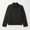 Incotex Wool and Mohair-Blend Twill Bomber Jacket