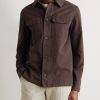 Incotex Cotton and Cashmere-Blend Overshirt - FR