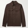 Incotex Cotton and Cashmere-Blend Overshirt