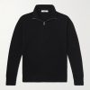 James Cashmere Half-Zip Sweater
