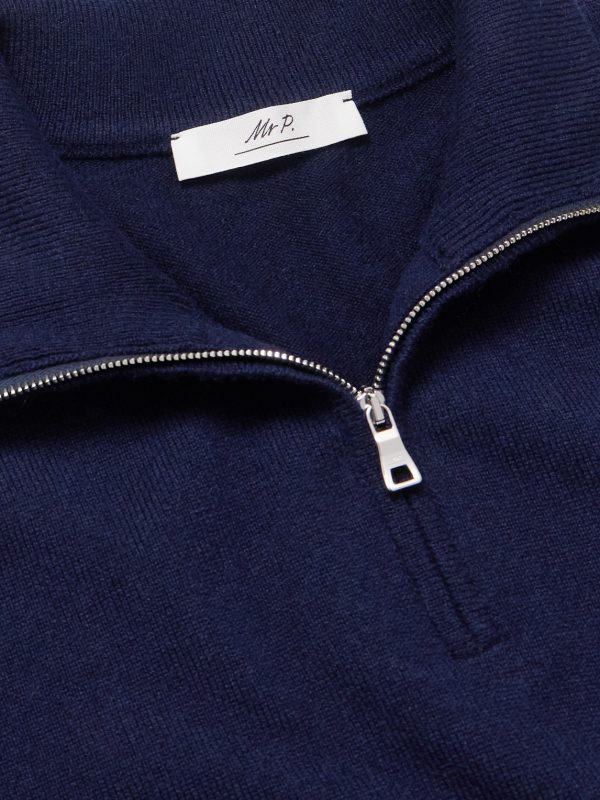 James Cashmere Half-Zip Sweater - CU