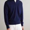 James Cashmere Half-Zip Sweater - FR