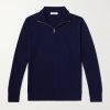 James Cashmere Half-Zip Sweater