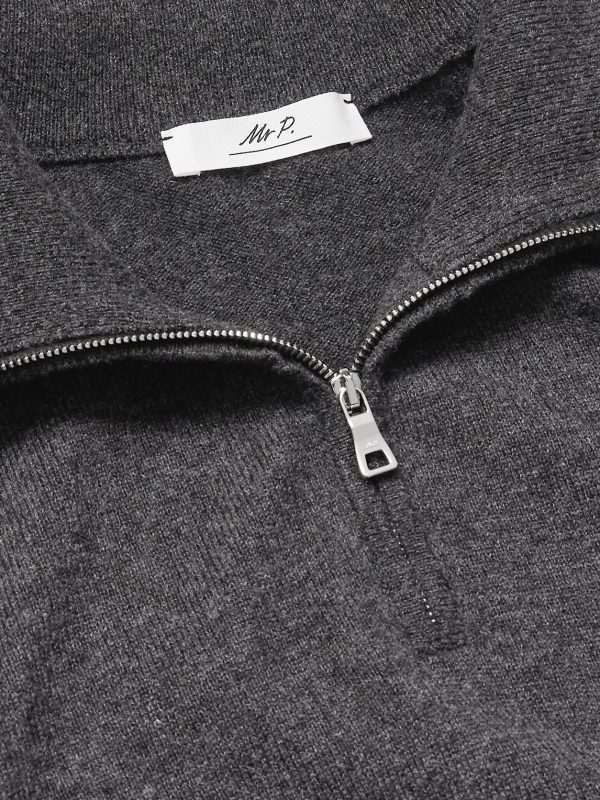 James Cashmere Half-Zip Sweater - CU