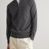 James Cashmere Half-Zip Sweater - FR