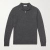 James Cashmere Half-Zip Sweater