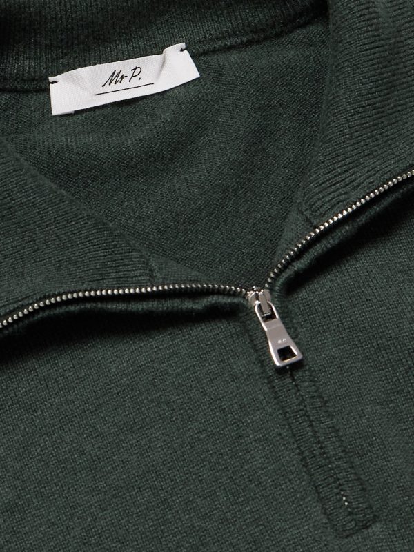 James Cashmere Half-Zip Sweater - CU
