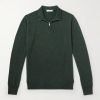 James Cashmere Half-Zip Sweater