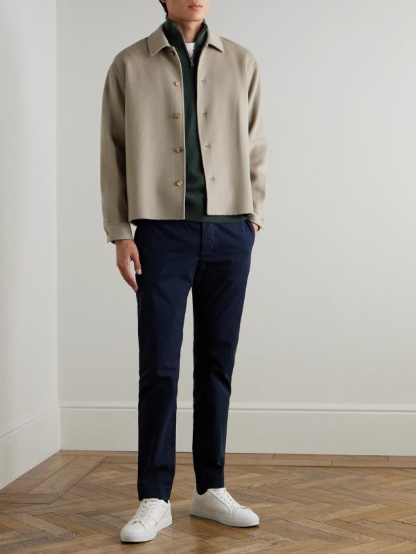 James Cashmere Half-Zip Sweater - OU