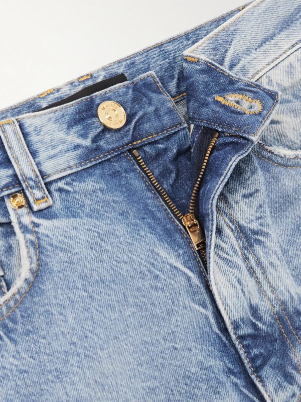 Embellished Straight-Leg Jeans - CU