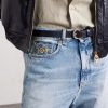 Embellished Straight-Leg Jeans - E1