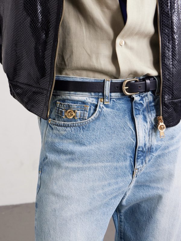 Embellished Straight-Leg Jeans - E1